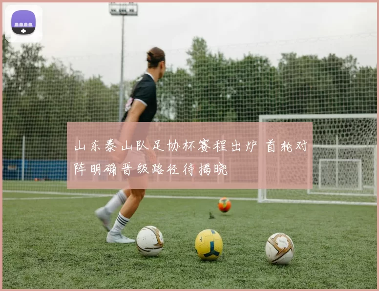 山东泰山队足协杯赛程出炉 首轮对阵明确晋级路径待揭晓